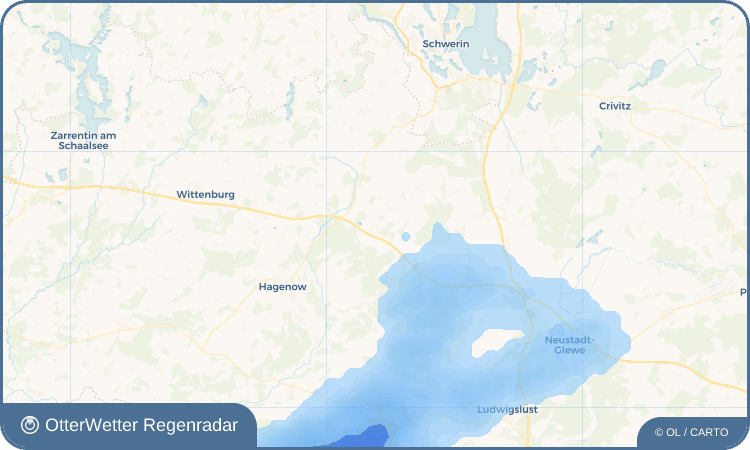 OtterWetter Regenradar-Widget Neu Zachun