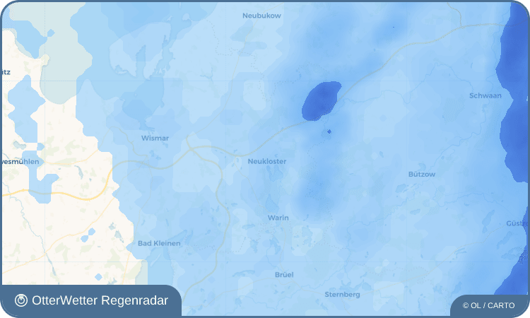 OtterWetter Regenradar-Widget Neukloster