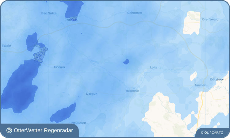 OtterWetter Regenradar-Widget Nossendorf