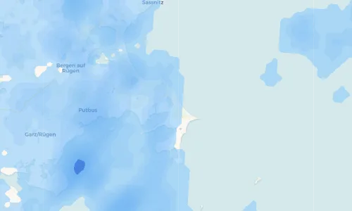 Regenradar Vorschaubild - Aktuelle Niederschläge in Ostseebad Baabe und Umgebung