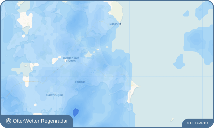 Widget-Vorschau für Ostseebad Binz Wetter-Widget-Vorschau mit Vorhersagedaten für Ostseebad Binz