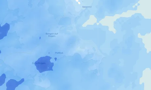 Regenradar Vorschaubild - Aktuelle Niederschläge in Pantow und Umgebung