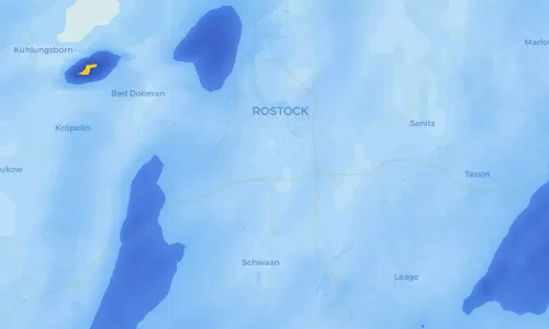 Regenradar Vorschaubild - Aktuelle Niederschläge in Papendorf und Umgebung
