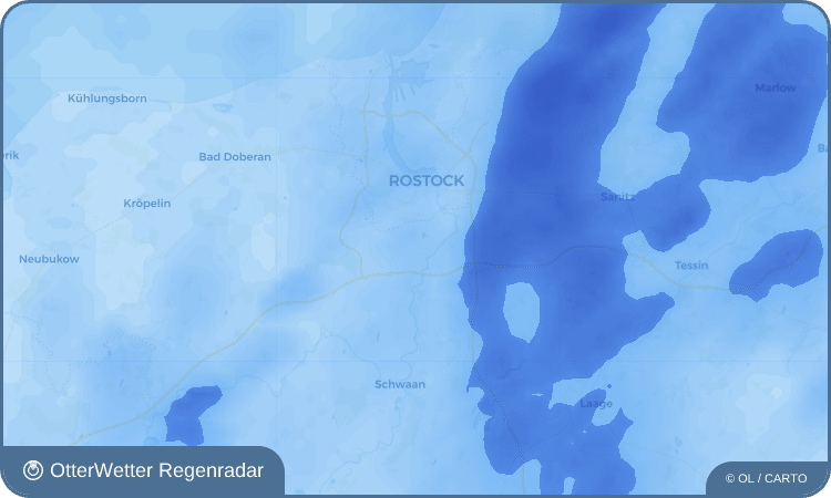 OtterWetter Regenradar-Widget Papendorf