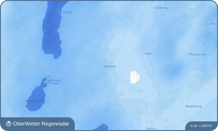 OtterWetter Regenradar-Widget Parchim