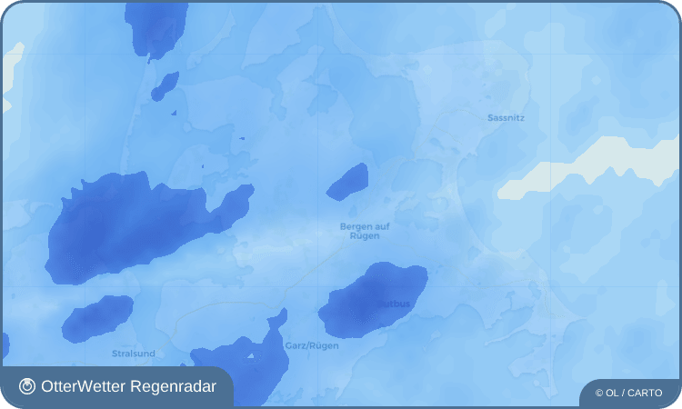 OtterWetter Regenradar-Widget Parchtitz