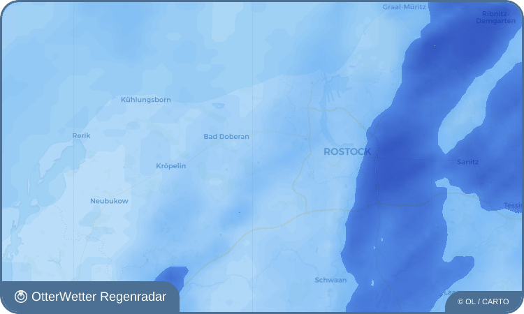 OtterWetter Regenradar-Widget Parkentin