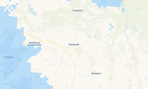 Regenradar Vorschaubild - Aktuelle Niederschläge in Pasewalk und Umgebung