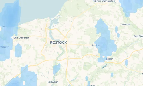 Regenradar Vorschaubild - Aktuelle Niederschläge in Pastow und Umgebung