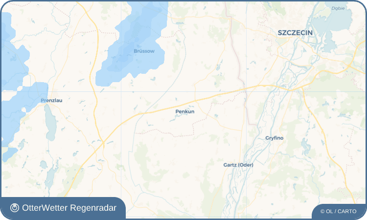Wetter-Widget-Vorschau mit Vorhersagedaten für Penkun