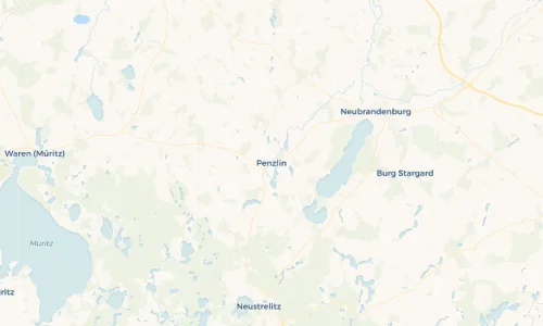 Regenradar Vorschaubild - Aktuelle Niederschläge in Penzlin und Umgebung