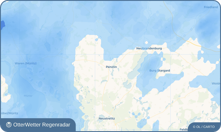 OtterWetter Regenradar-Widget Penzlin