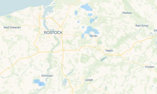 Regenradar Vorschaubild - Aktuelle Niederschläge in Petschow und Umgebung