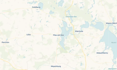 Regenradar Vorschaubild - Aktuelle Niederschläge in Plau am See und Umgebung