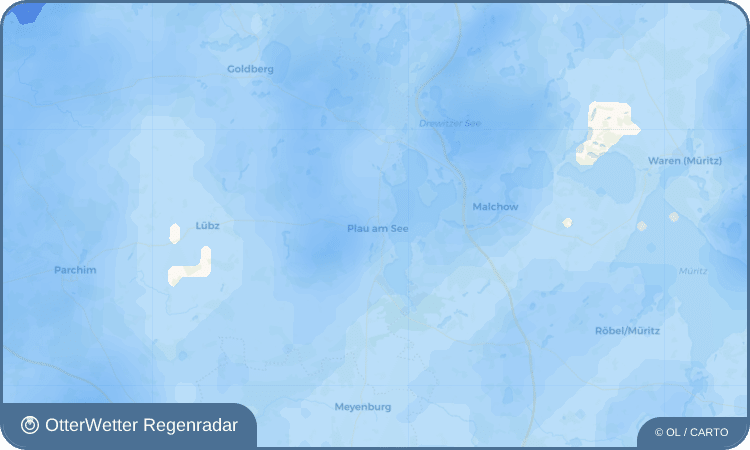 OtterWetter Regenradar-Widget Plau am See