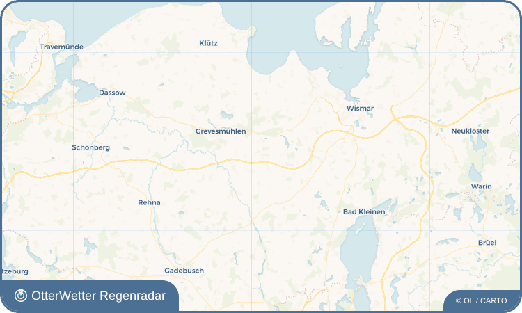 OtterWetter Regenradar-Widget Plüschow