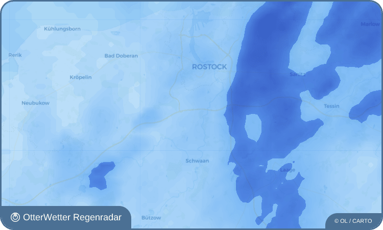OtterWetter Regenradar-Widget Pölchow