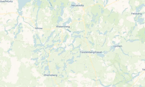 Regenradar Vorschaubild - Aktuelle Niederschläge in Priepert und Umgebung