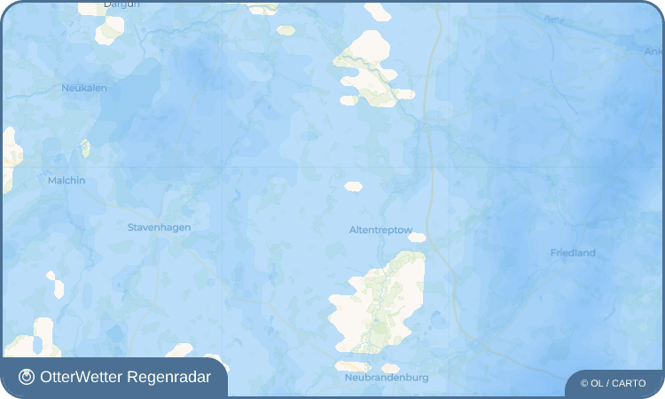 OtterWetter Regenradar-Widget Pripsleben