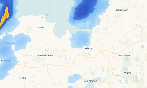 Regenradar Vorschaubild - Aktuelle Niederschläge in Proseken und Umgebung