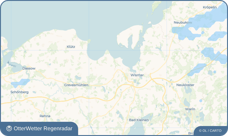 OtterWetter Regenradar-Widget Proseken