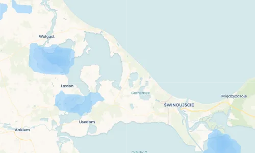 Regenradar Vorschaubild - Aktuelle Niederschläge in Pudagla und Umgebung