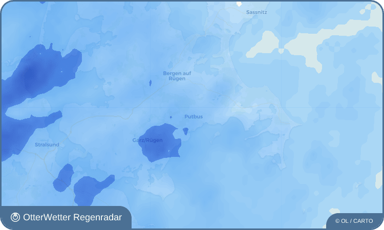 Wetter-Widget-Vorschau mit Vorhersagedaten für Putbus