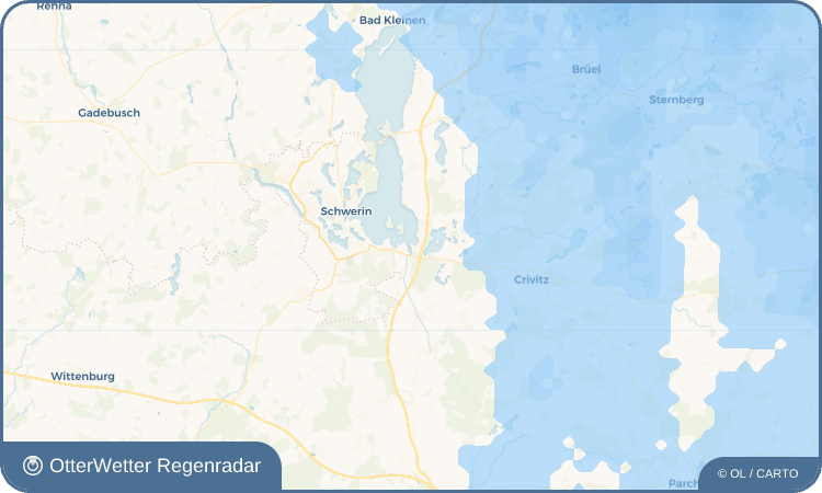 OtterWetter Regenradar-Widget Raben Steinfeld