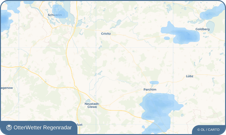 Widget-Vorschau für Raduhn Wetter-Widget-Vorschau mit Vorhersagedaten für Raduhn