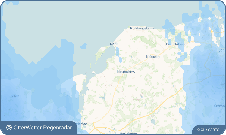 OtterWetter Regenradar-Widget Rakow