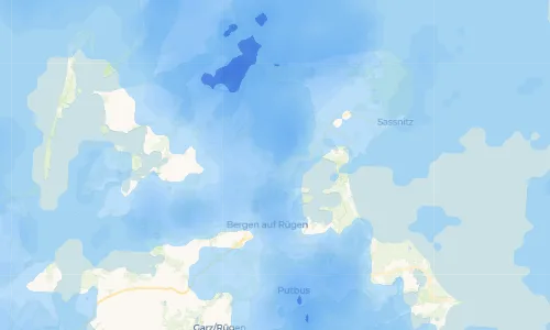 Regenradar-Vorschau: aktuelle Niederschläge in Ralswiek und Umgebung