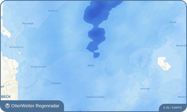 OtterWetter Regenradar-Widget Redewisch