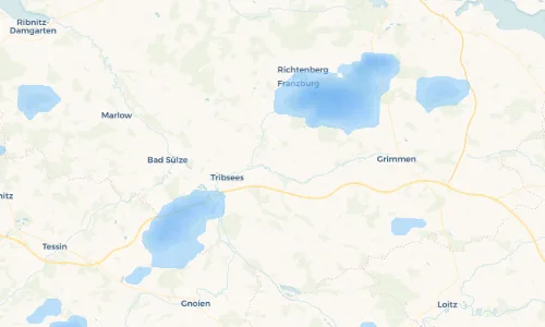 Regenradar Vorschaubild - Aktuelle Niederschläge in Rekentin und Umgebung