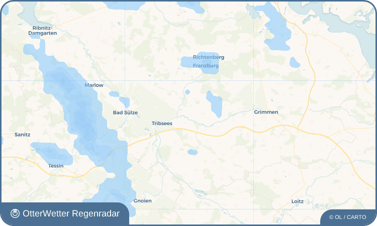 OtterWetter Regenradar-Widget Rekentin