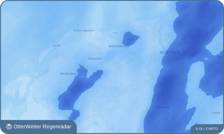 OtterWetter Regenradar-Widget Retschow