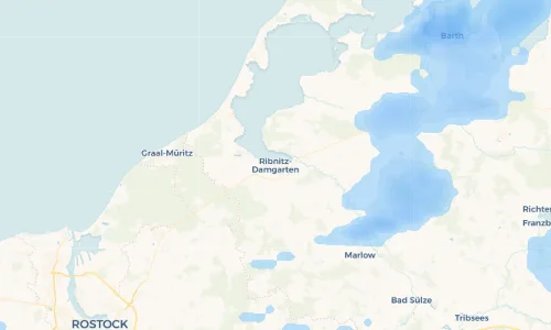 Regenradar Vorschaubild - Aktuelle Niederschläge in Ribnitz-Damgarten und Umgebung