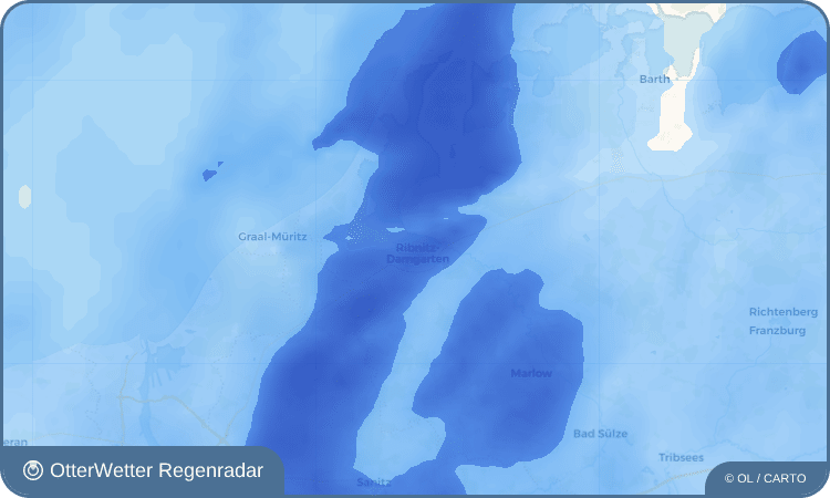 OtterWetter Regenradar-Widget Ribnitz-Damgarten