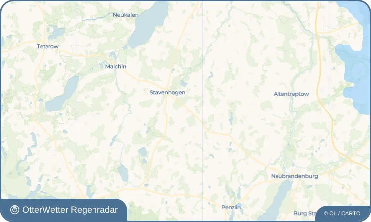 Wetter-Widget-Vorschau mit Vorhersagedaten für Ritzerow