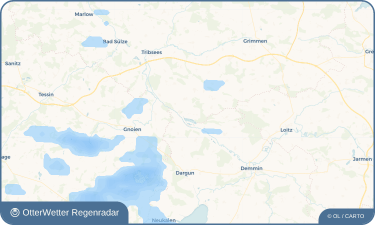 Wetter-Widget-Vorschau mit Vorhersagedaten für Rodde