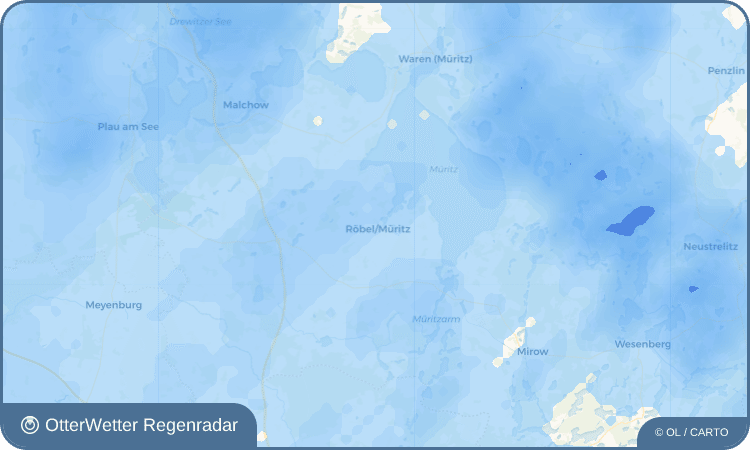 OtterWetter Regenradar-Widget Röbel/Müritz
