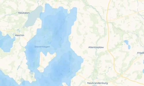 Regenradar Vorschaubild - Aktuelle Niederschläge in Röckwitz und Umgebung