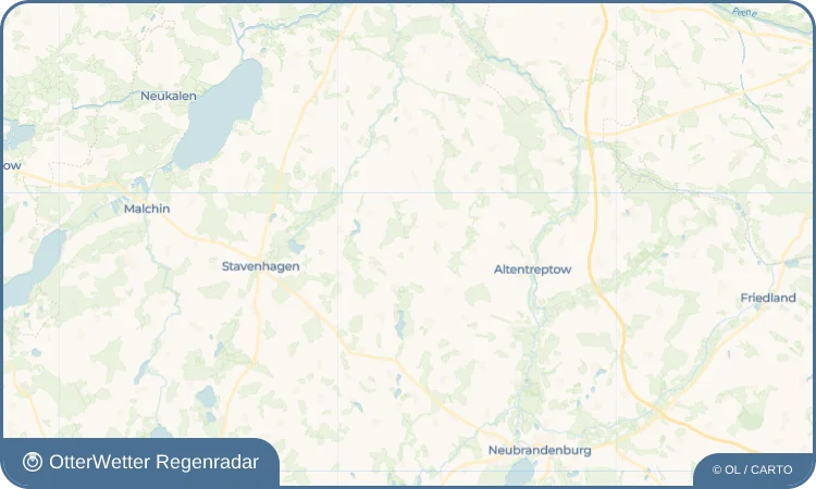 Wetter-Widget-Vorschau mit Vorhersagedaten für Röckwitz