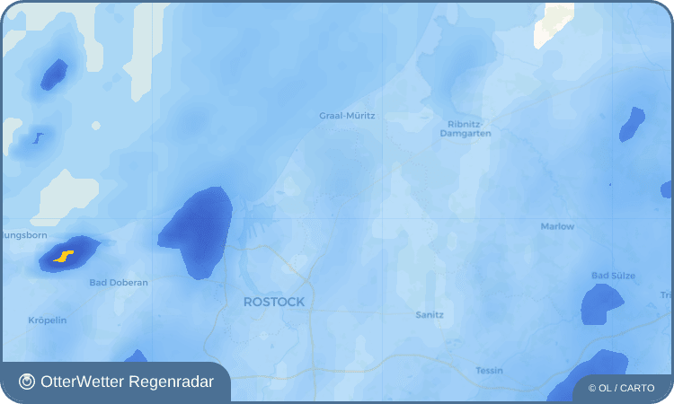 OtterWetter Regenradar-Widget Rövershagen