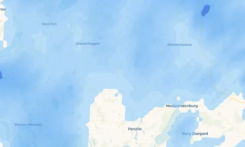 Regenradar Vorschaubild - Aktuelle Niederschläge in Rosenow und Umgebung