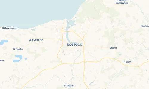 Regenradar Vorschaubild - Aktuelle Niederschläge in Rostock und Umgebung