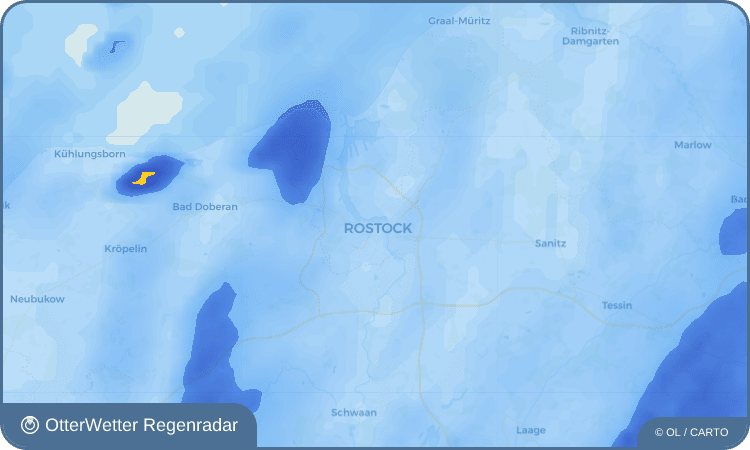 OtterWetter Regenradar-Widget Rostock