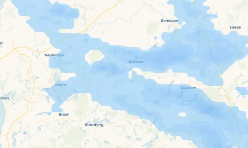 Regenradar Vorschaubild - Aktuelle Niederschläge in Rühn und Umgebung
