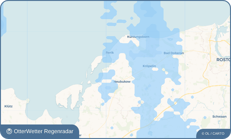 OtterWetter Regenradar-Widget Russow
