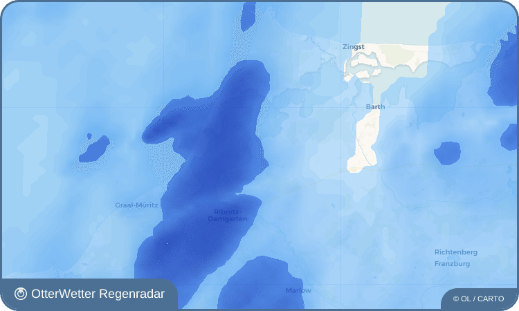 OtterWetter Regenradar-Widget Saal