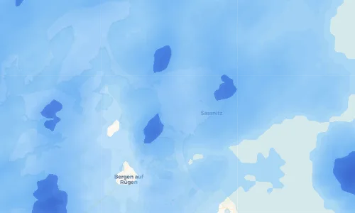 Regenradar Vorschaubild - Aktuelle Niederschläge in Sagard und Umgebung